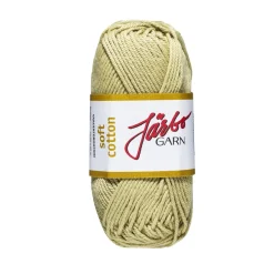 Garn Järbo Soft Cotton 50 g kakigrøn – 8863 Olive green