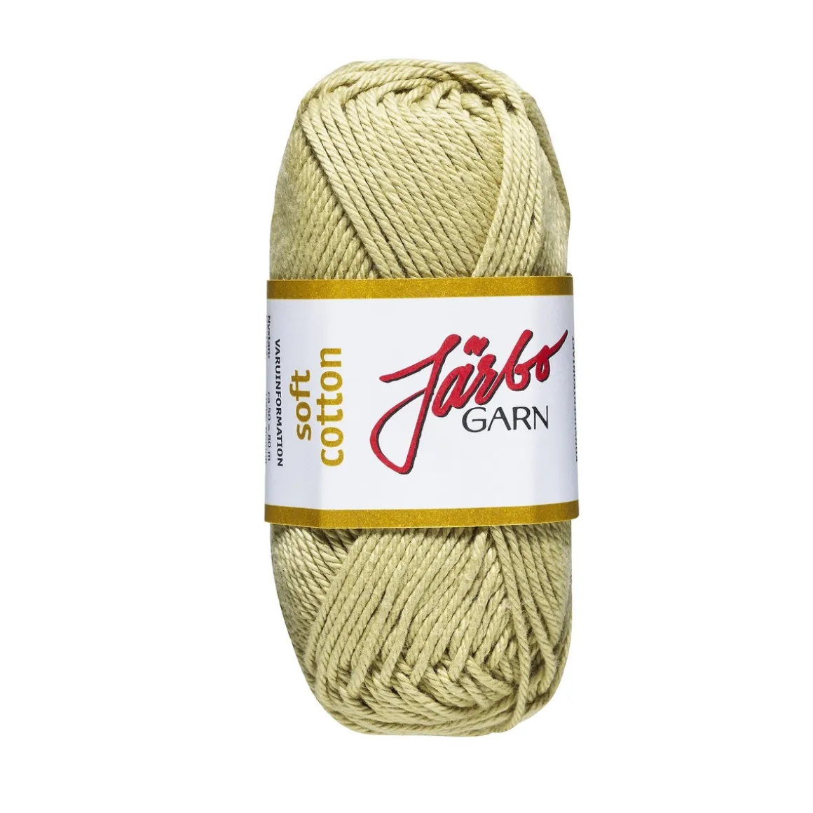 Garn Järbo Soft Cotton 50 g kakigrøn – 8863 Olive green