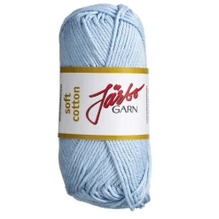 Garn Järbo Soft Cotton 50 g lyseblå – 8849 Paled blue