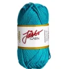 Garn Järbo Soft Cotton 50 g turkis – 8846 Strong turquoise