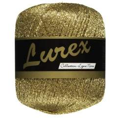 Garn Lammy Lurex 25 g guld