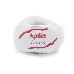 Garn Linen 50 g hvid