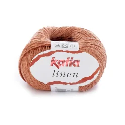 Garn Linen 50 g rust