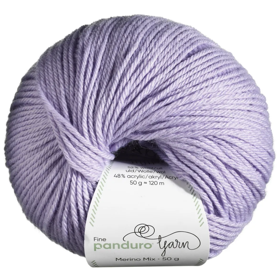 Garn Merino Mix 50 g lyslilla