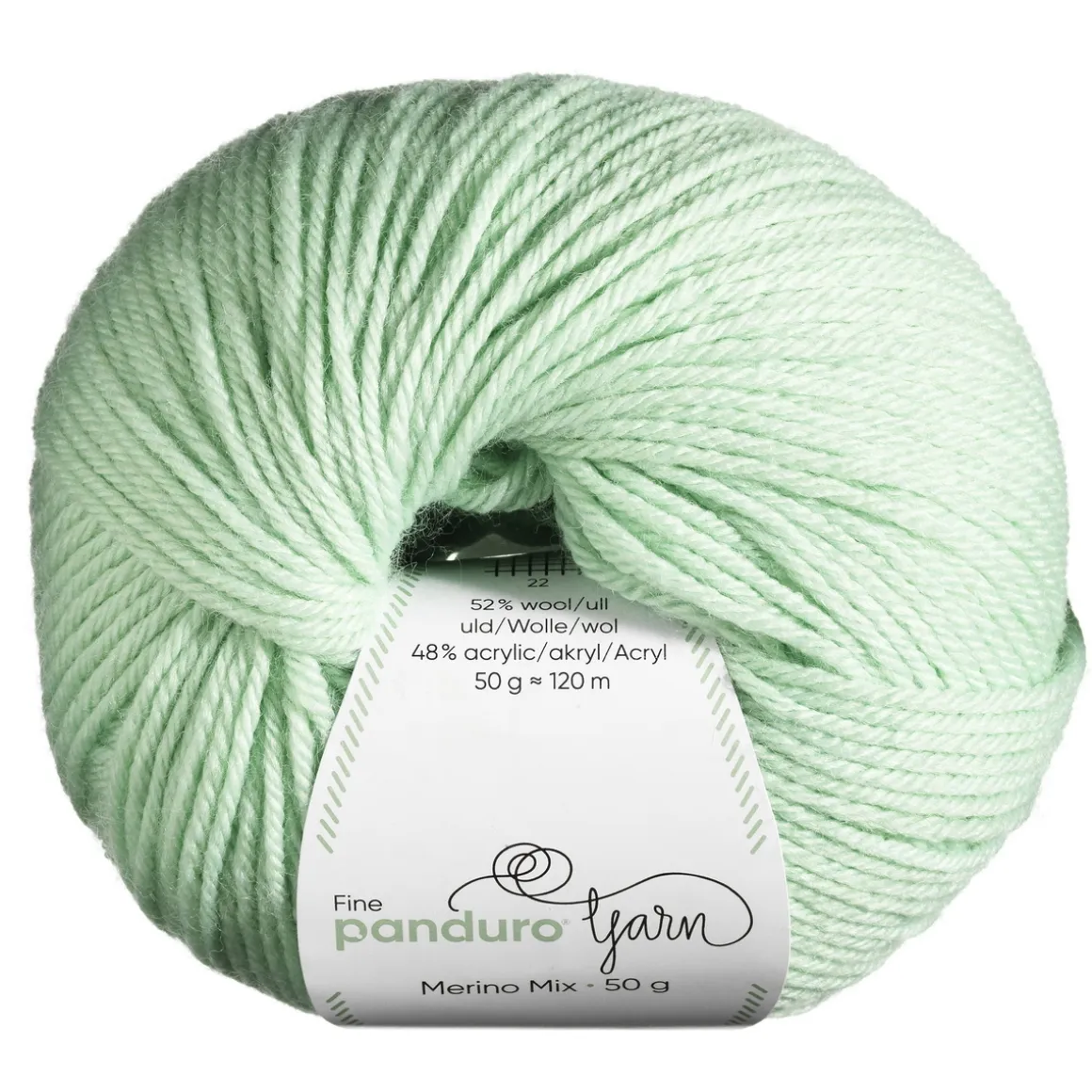 Garn Merino Mix 50 g mintgrøn