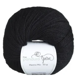 Garn Merino Mix 50g sort