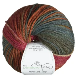 Garn Merino Mix Multi-Coloured 50 g pastel