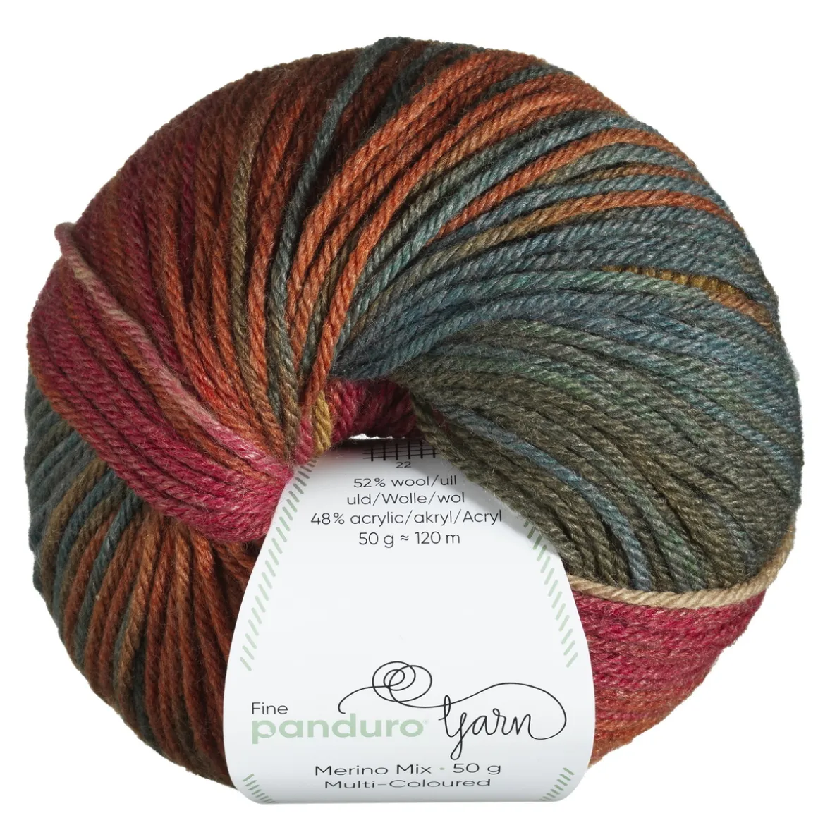 Garn Merino Mix Multi-Coloured 50 g pastel
