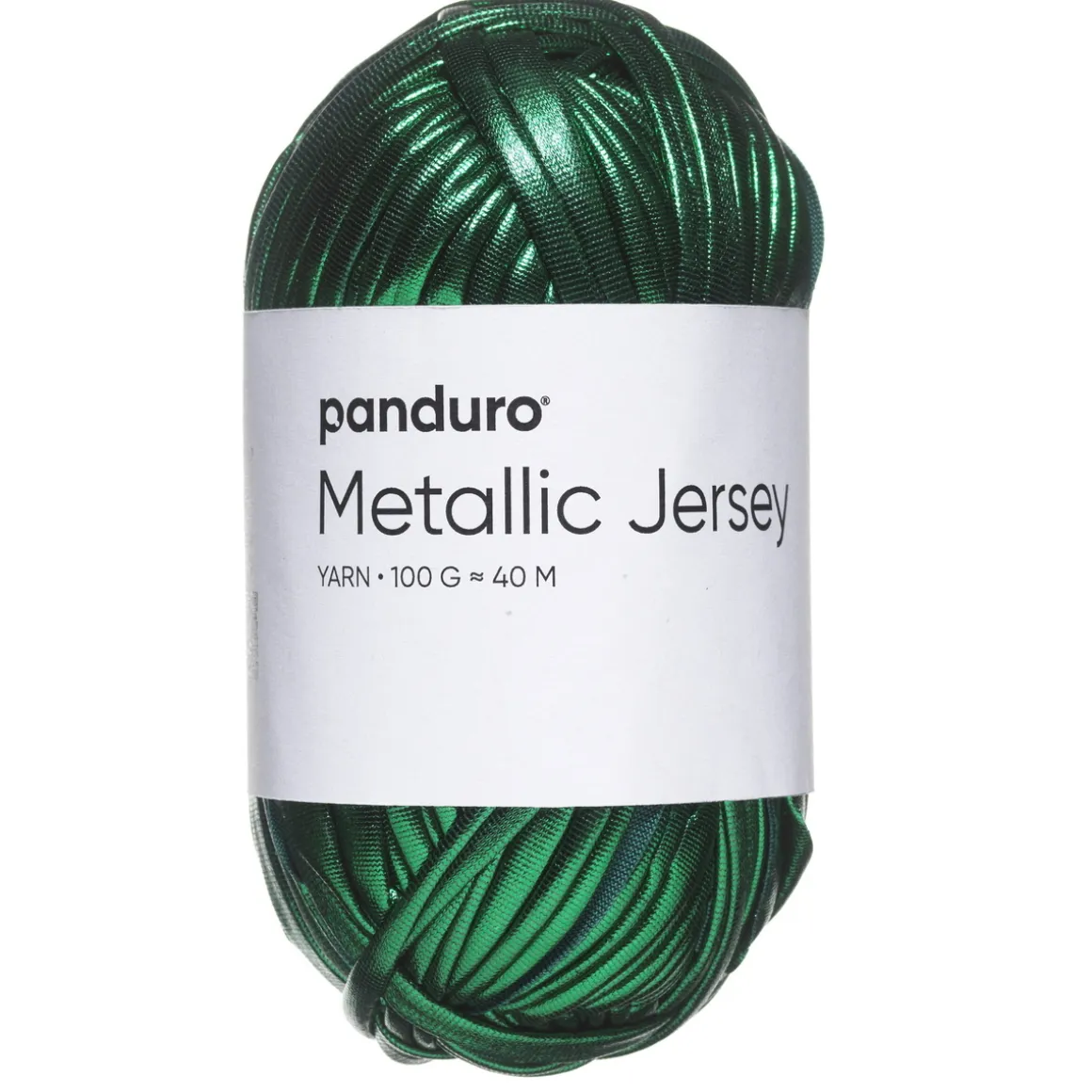 Garn Metallic Jersey 100g grøn