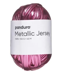Garn Metallic Jersey 100g rosa