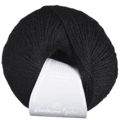 Garn Pure Merino 50g sort