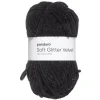 Garn Soft Glitter Velvet 100 g sort