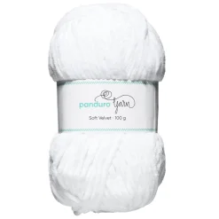 Garn Soft Velvet 100 g hvid