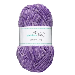 Garn Soft Velvet 100 g lilla