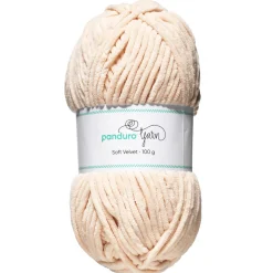 Garn Soft Velvet 100 g lys abrikos