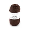 Garn United Socks 25g mørkebrun
