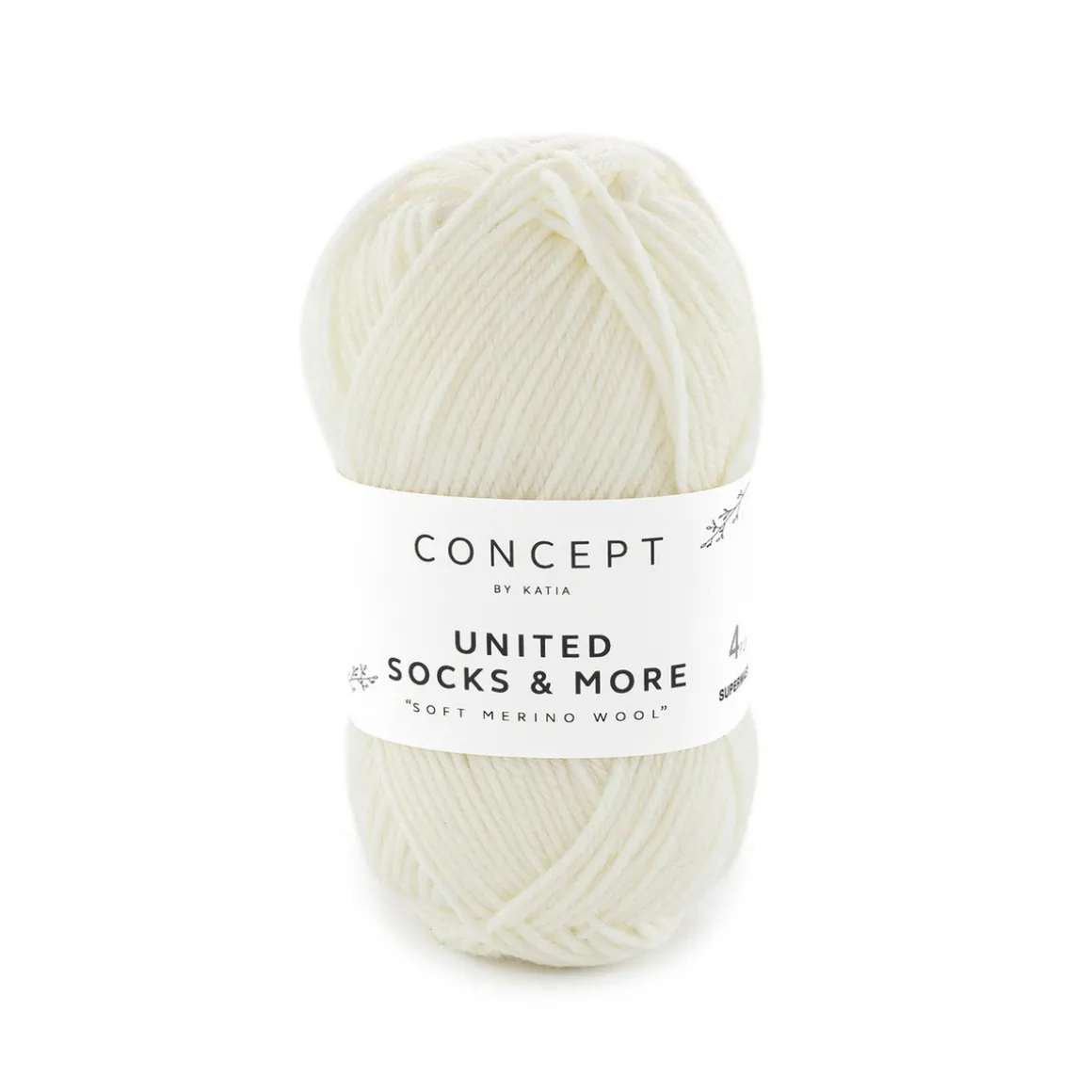 Garn United Socks 25g offwhite