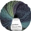 Garn Wool Mix 100 g blå grøn