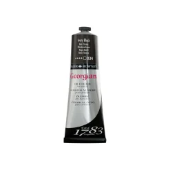 Georgian Oil Colour oliefarve 225 ml Ivory Black 034