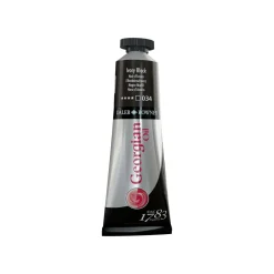 Georgian Oil Colour oliefarve 38 ml Ivory Black 034