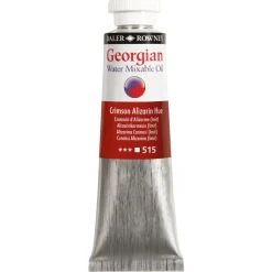 Georgian Water Mixable Oil Colour, vandopløselig oliefarve 37 ml Permanent Red Violet Light 401