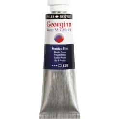 Georgian Water Mixable Oil Colour, vandopløselig oliefarve 37 ml Primary Cyan 142