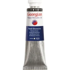 Georgian Water Mixable Oil Colour, vandopløselig oliefarve 37 ml Sèvres Blue 129