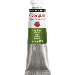 Georgian Water Mixable Oil Colour, vandopløselig oliefarve 37 ml Viridian Hue 382