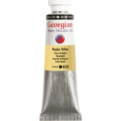Georgian Water Mixable Oil Colour, vandopløselig oliefarve 37 ml Yellow Ochre 663