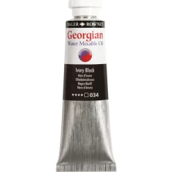 Georgian Water Mixable Oil Colour, vandopløselig oliefarve 37 ml Zinc White 001