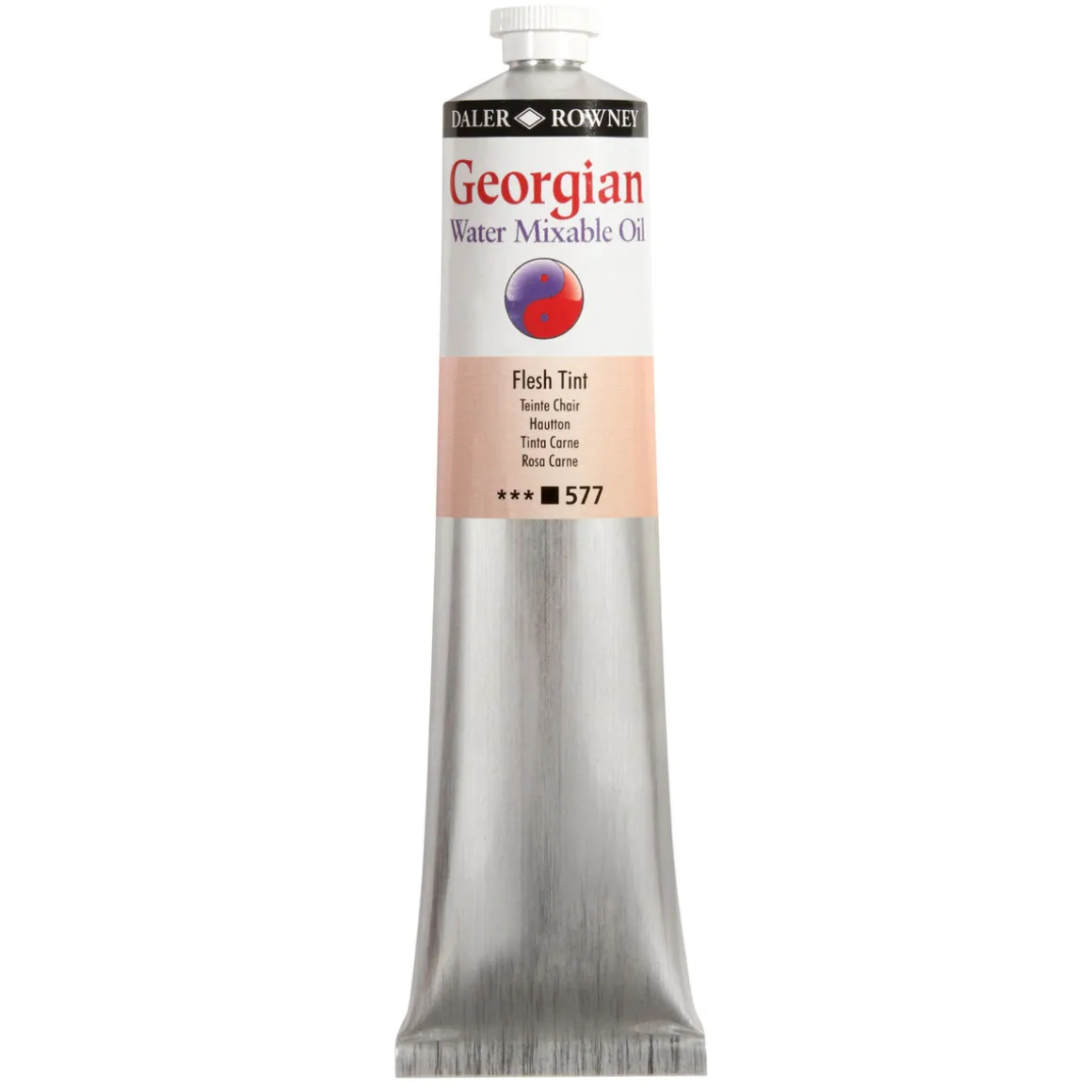 Georgian Water Mixable Oil Colour, vandopløselig oliefarve 200 ml Yellow Ochre 663