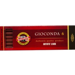 Gioconda fv.kridt Rød 6 st