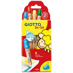 Giotto Jumbo Farvebly. 6 stk.