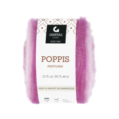 Gjestal Garn Poppis printgarn 50 g rosa – graderet garn