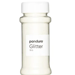 Glitter perlemor, 70 gram gnistrende glitter fremstillet af >90% cellulose!