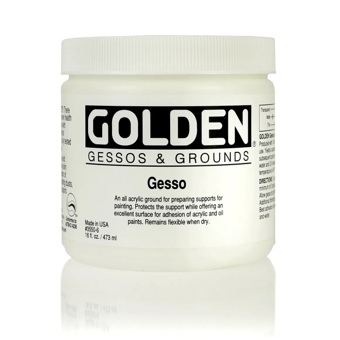 Golden Acryl 473 ml Gesso 3550