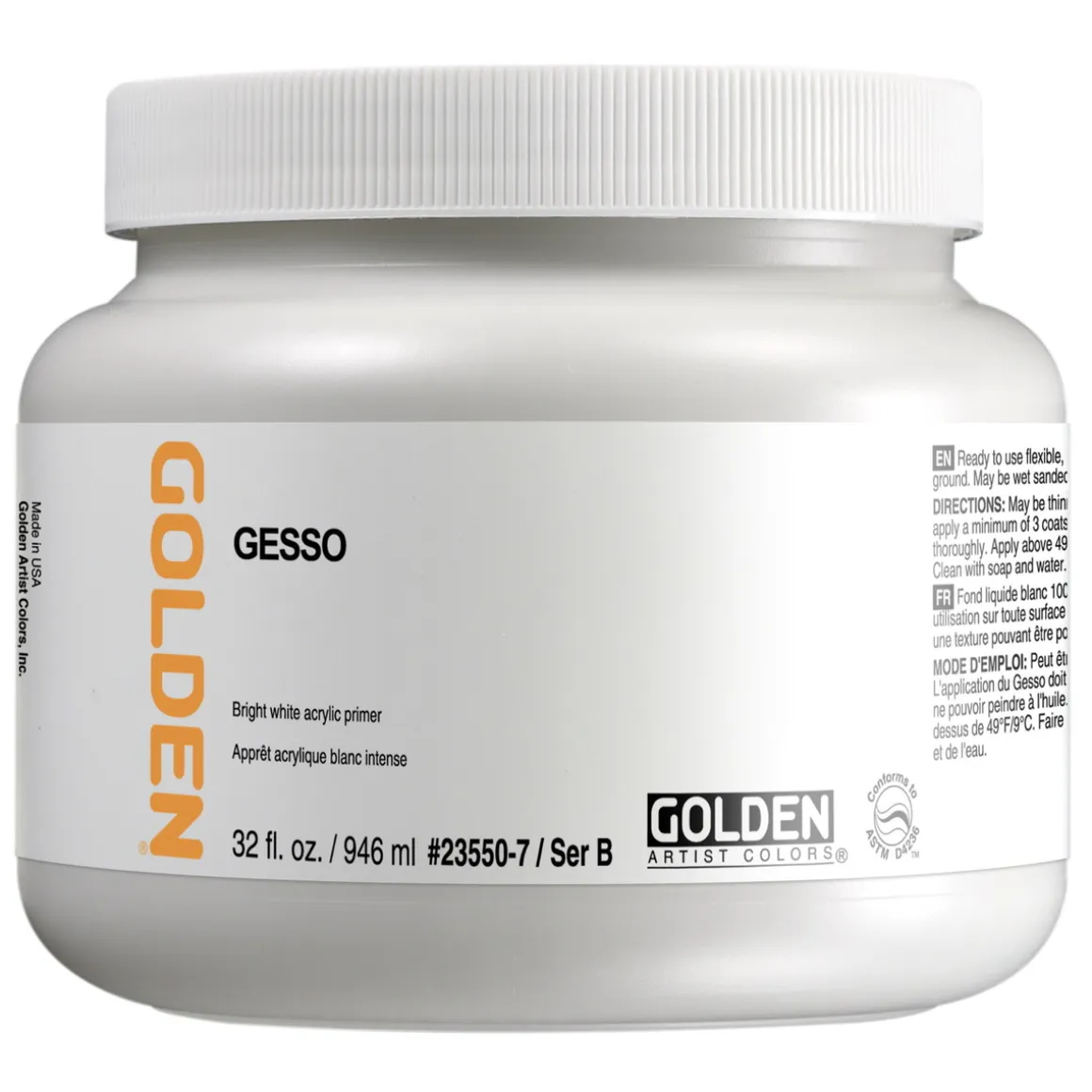 Golden Acryl 946 ml Gesso 3550