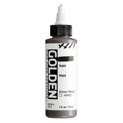 Golden Artist High Flow Acrylics 118 ml – Sepia #8546 series 2