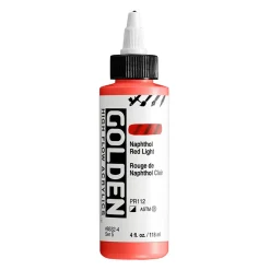 Golden Artist High Flow Acrylics 118 ml – Napthol red #8532 series 5