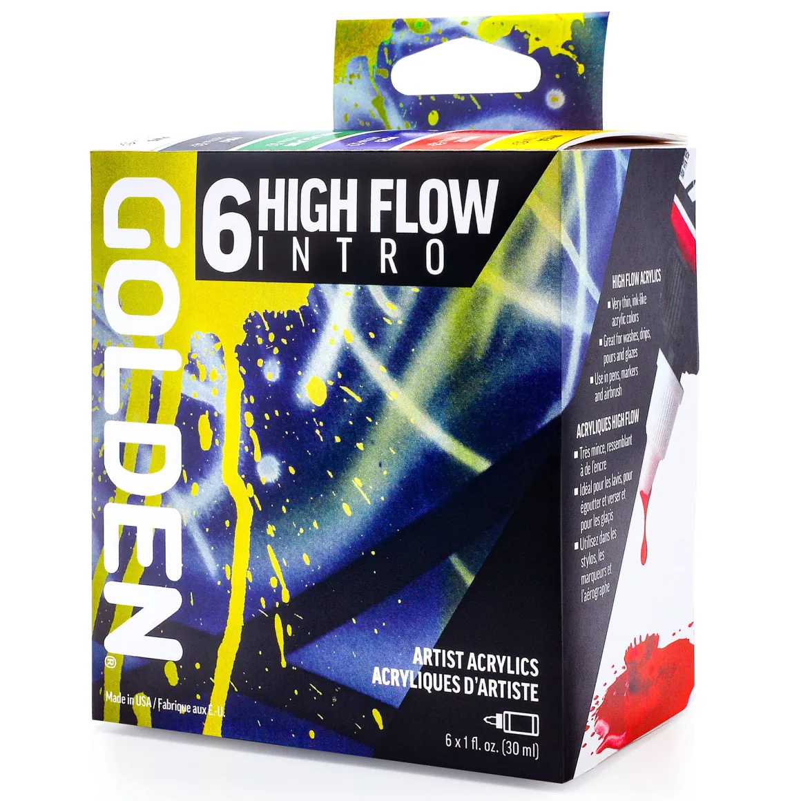 Golden Artist High Flow Acrylics Intro Set #068