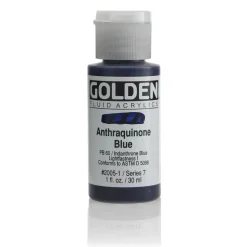 Golden Fluid Acrylics 30 ml - 2005 Anthraquinone Blue