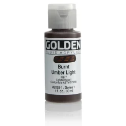 Golden Fluid Acrylics 30 ml - 2035 Burnt Umber Light