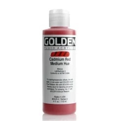 Golden Fluid Acrylics 118 ml - 2425 Cadmium Red Medium Hue