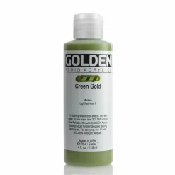 Golden Fluid Acrylics 118 ml - 2170 Green Gold