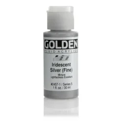 Golden Fluid Acrylics 30 ml - 2457 Iridescent Silver F.