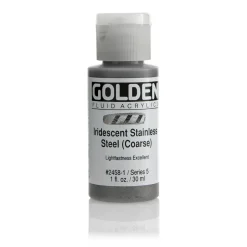 Golden Fluid Acrylics 30 ml - 2458 Iridescent Stainless Steel