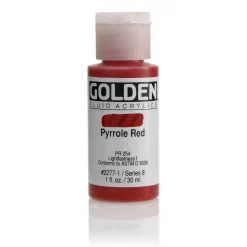 Golden Fluid Acrylics 30 ml - 2277 Pyrrole Red