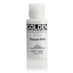 Golden Fluid Acrylics 30 ml - 2380 Titanium White