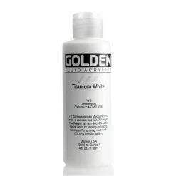 Golden Fluid Acrylics 118 ml - 2380 Titanium White