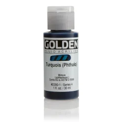 Golden Fluid Acrylics 30 ml - 2390 Turquois (Phthalo)